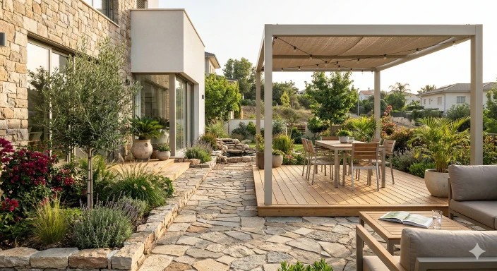 עיצוב גינה ביתית